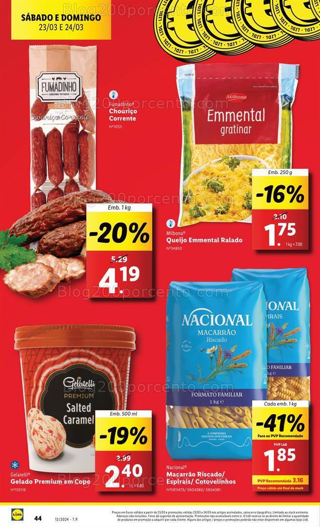 Antevisão Folheto LIDL Promoções Fim de Semana - 23 a 24 março