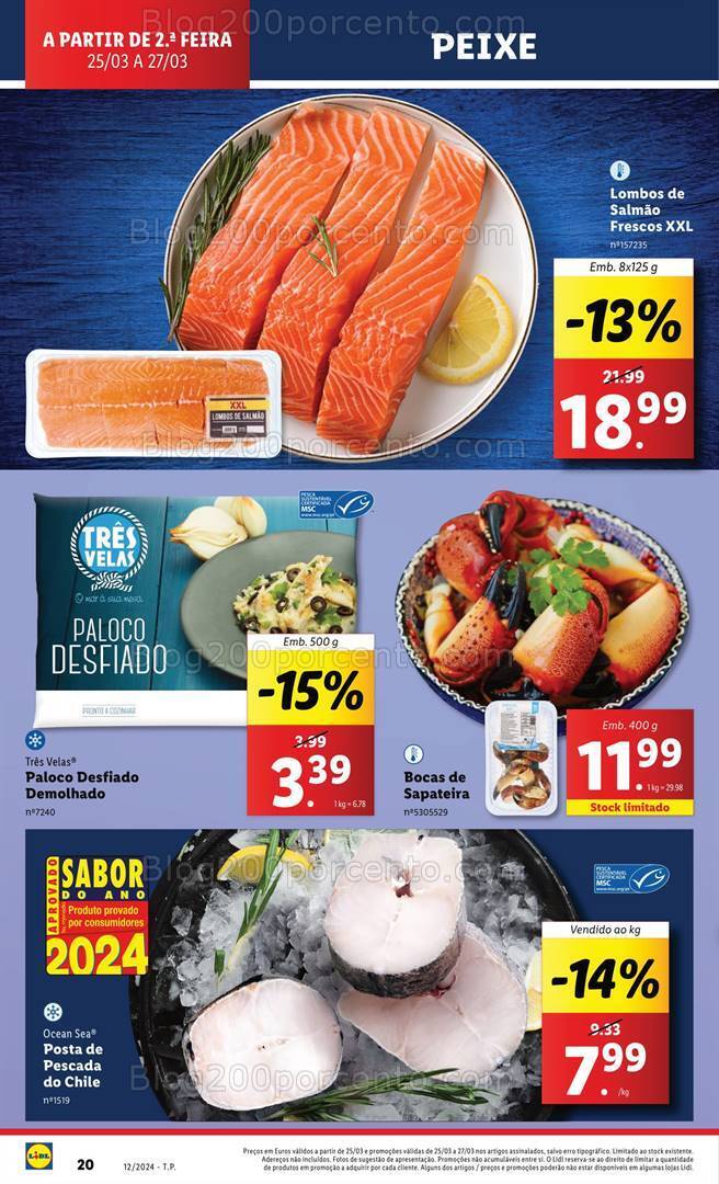 Antevisão Folheto LIDL Supermercado Promoções de 25 a 27 março