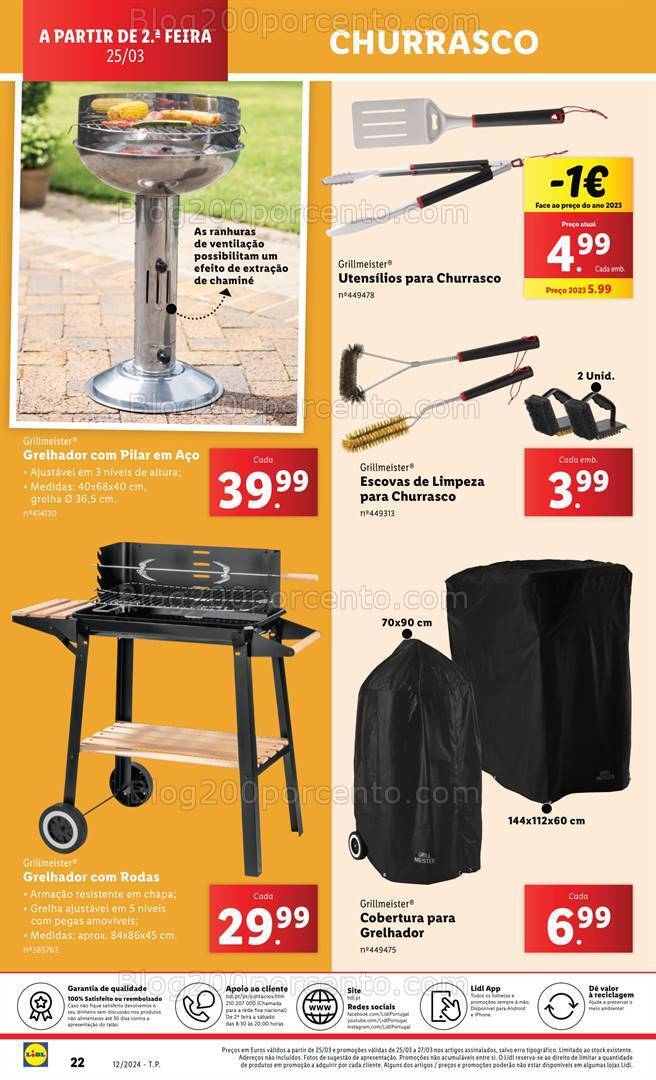 Antevisão Folheto LIDL Bazar Promoções de 21 a 27 março