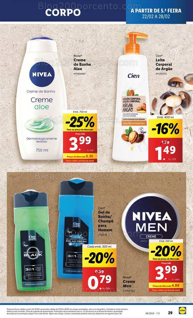 Antevisão Folheto LIDL Promoções de 22 a 28 fevereiro