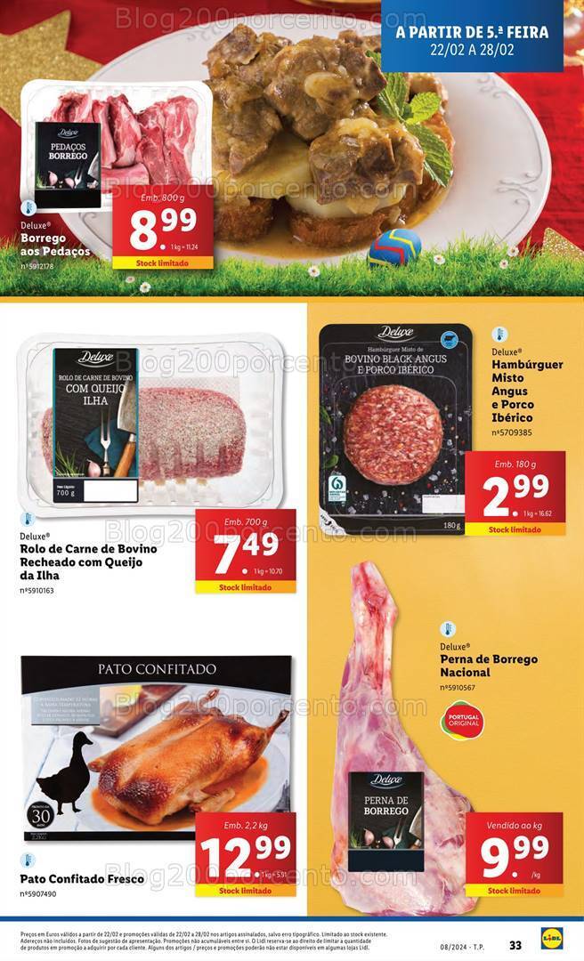 Antevisão Folheto LIDL Páscoa Promoções de 22 a 28 fevereiro