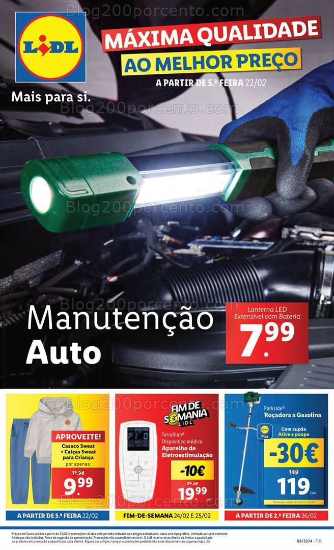 Antevisão Folheto LIDL Bazar Promoções de 22 a 28 fevereiro