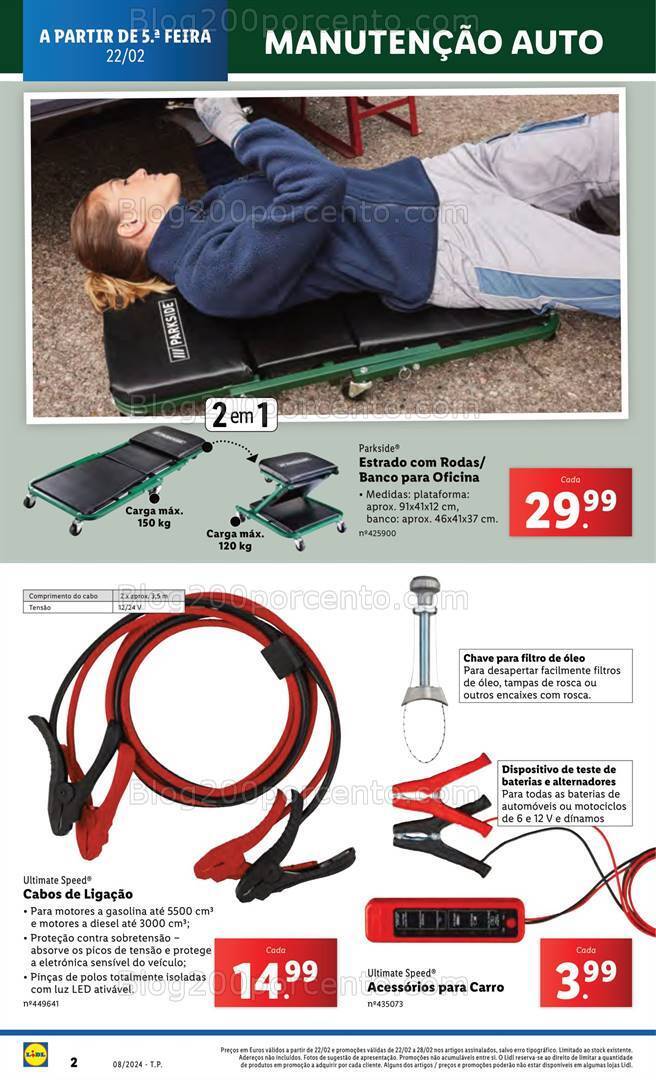 Antevisão Folheto LIDL Bazar Promoções de 22 a 28 fevereiro