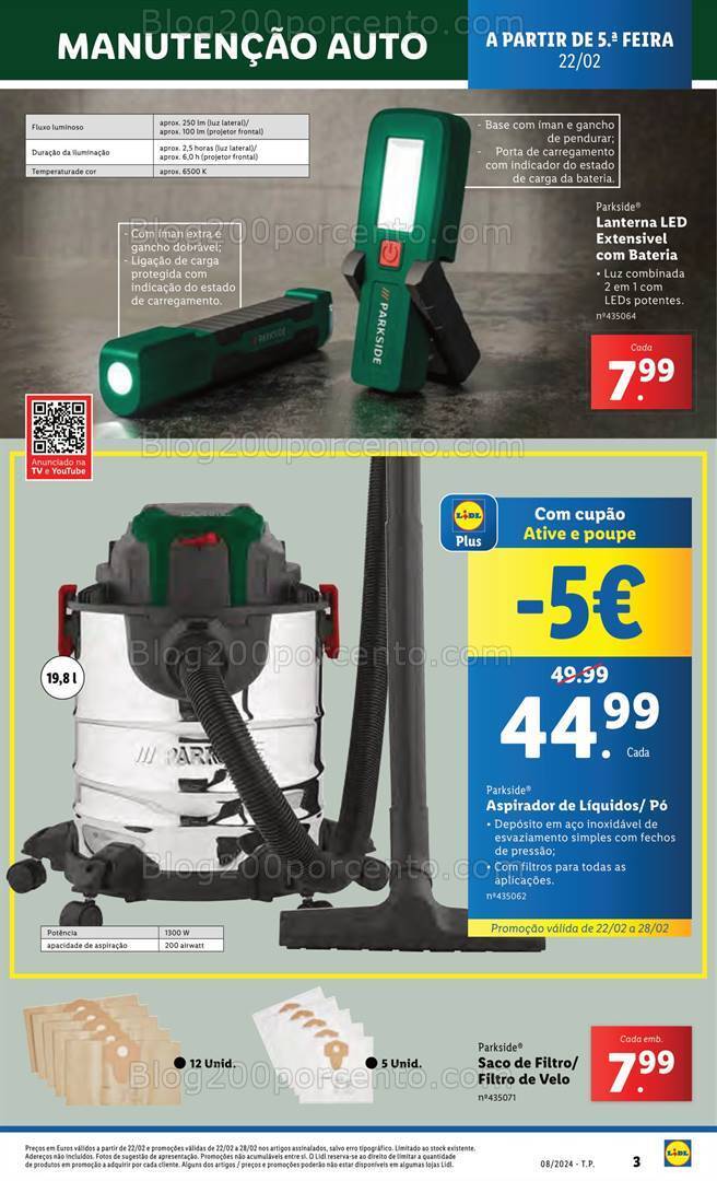 Antevisão Folheto LIDL Bazar Promoções de 22 a 28 fevereiro