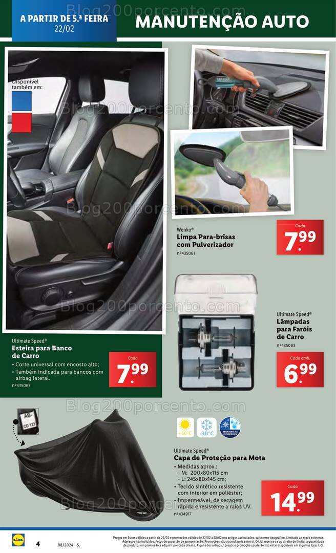 Antevisão Folheto LIDL Bazar Promoções de 22 a 28 fevereiro