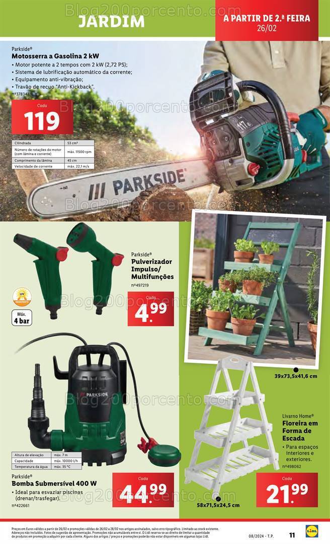 Antevisão Folheto LIDL Bazar Promoções de 22 a 28 fevereiro