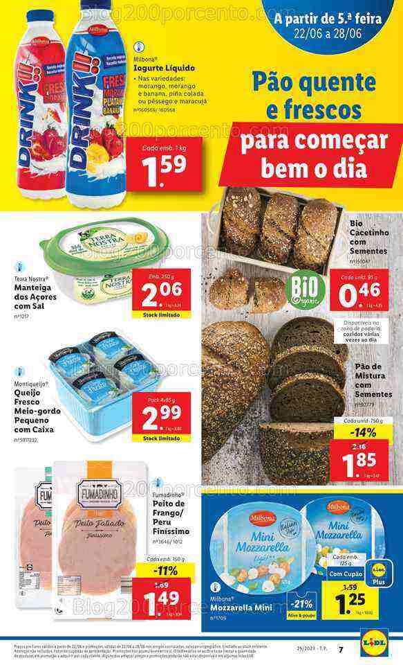 Antevisão Folheto LIDL Promoçóes de 22 a 28 junho