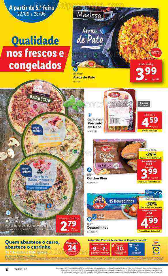 Antevisão Folheto LIDL Promoçóes de 22 a 28 junho