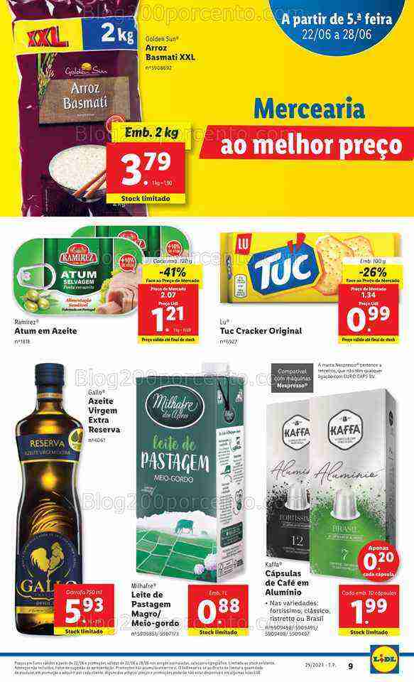 Antevisão Folheto LIDL Promoçóes de 22 a 28 junho