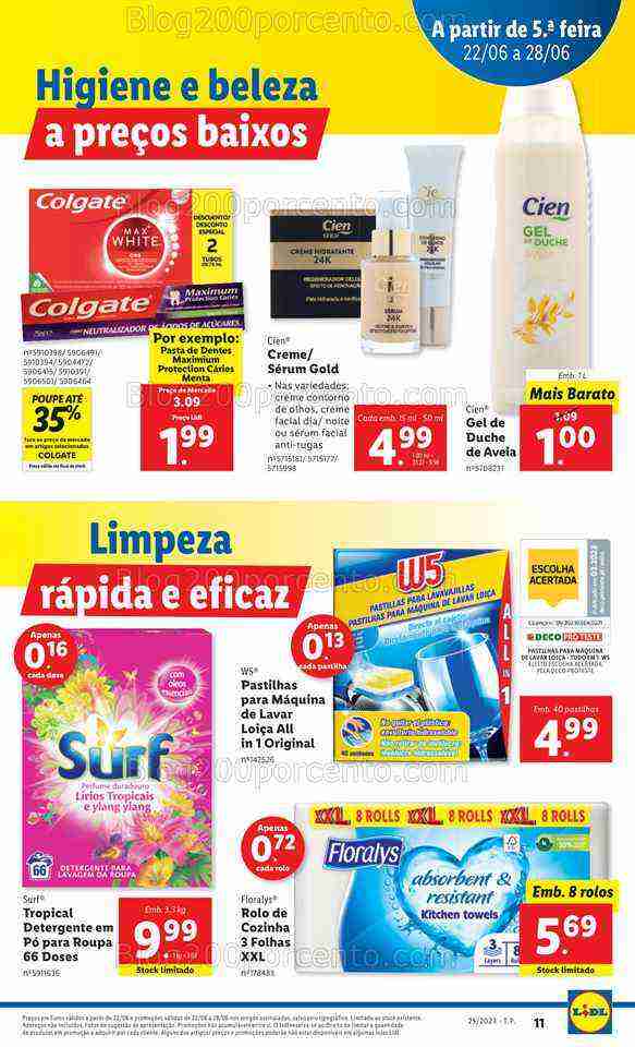 Antevisão Folheto LIDL Promoçóes de 22 a 28 junho