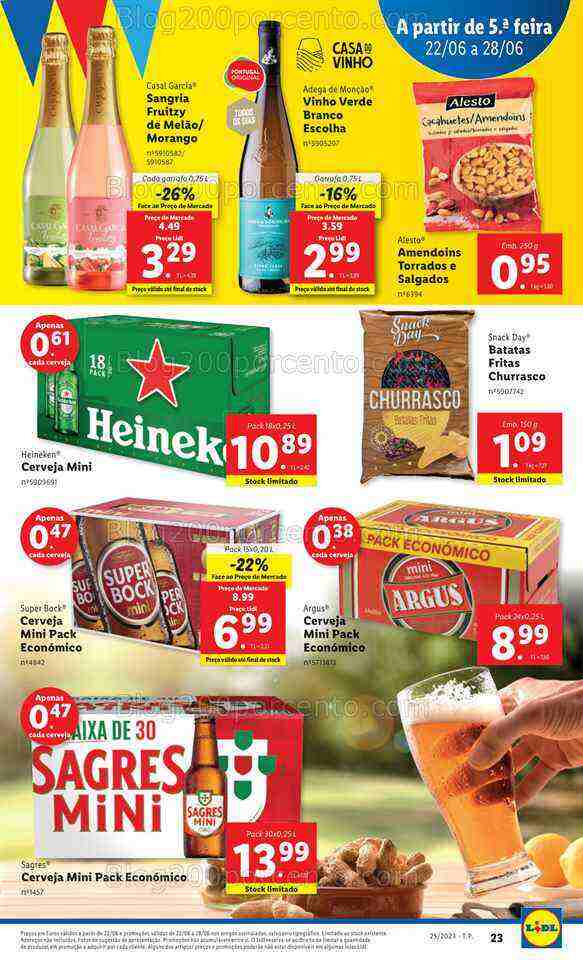 Antevisão Folheto LIDL Promoçóes de 22 a 28 junho