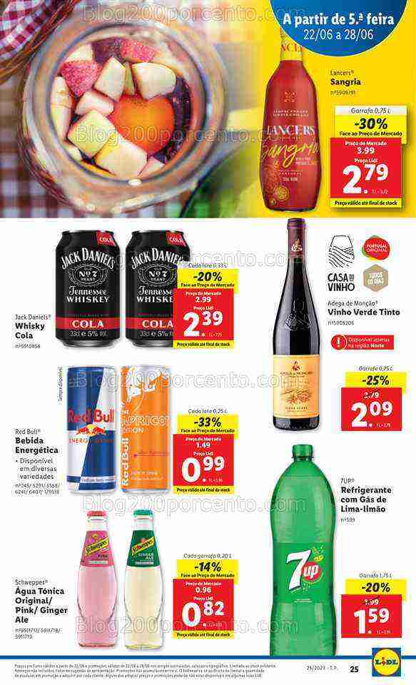 Antevisão Folheto LIDL Promoçóes de 22 a 28 junho