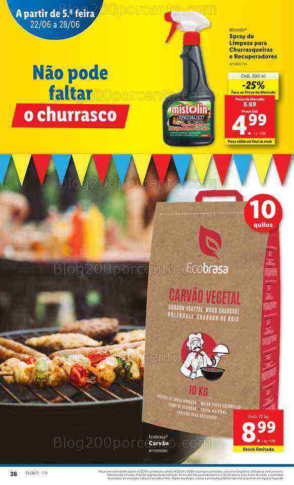 Antevisão Folheto LIDL Promoçóes de 22 a 28 junho