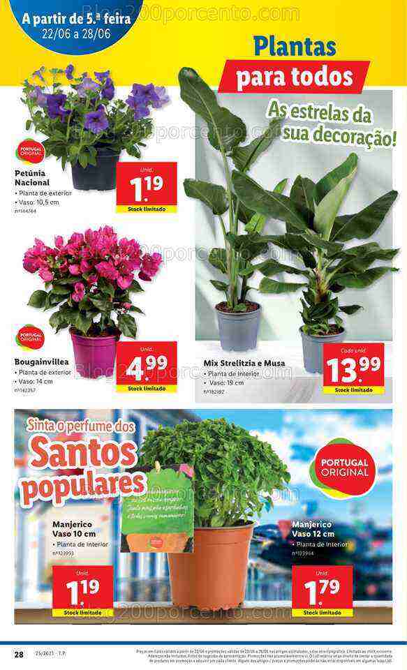 Antevisão Folheto LIDL Promoçóes de 22 a 28 junho