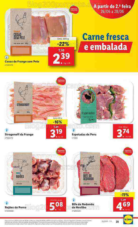 Antevisão Folheto LIDL Promoçóes de 22 a 28 junho
