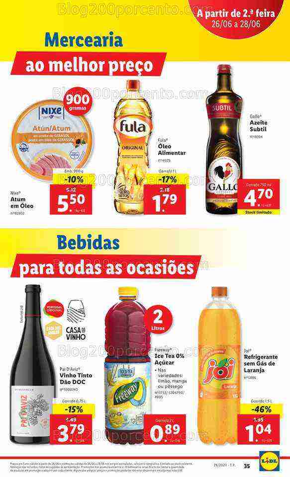 Antevisão Folheto LIDL Promoçóes de 22 a 28 junho