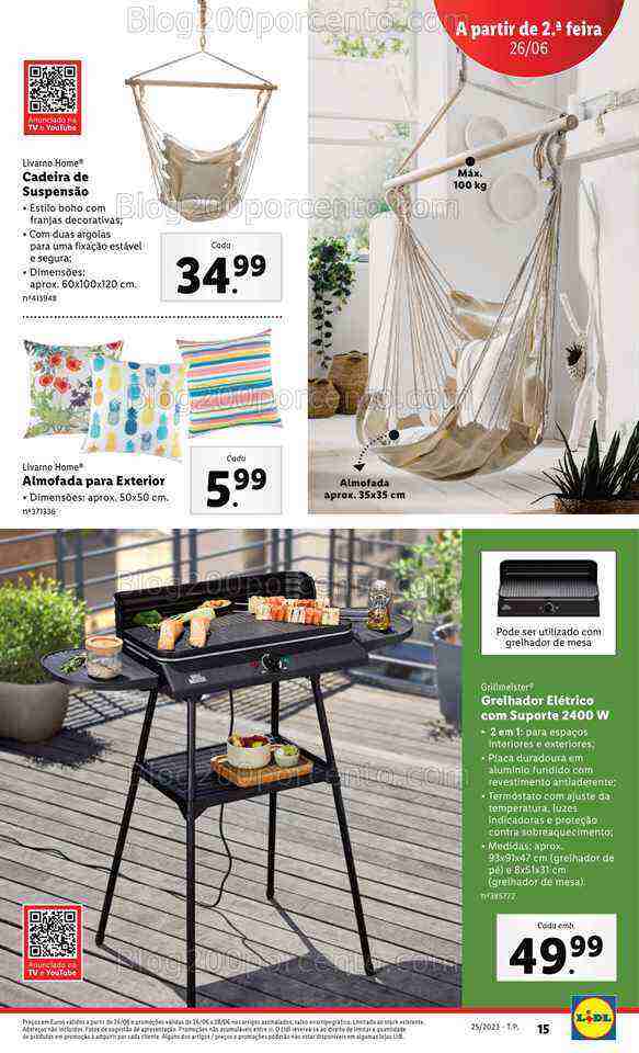 Antevisão Folheto LIDL Bazar Promoções a partir de 26 junho