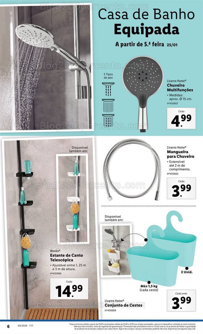 Antevisão Folheto LIDL Bazar Promoções de 25 a 31 janeiro