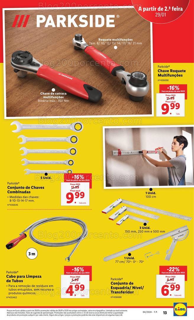 Antevisão Folheto LIDL Bazar Promoções de 25 a 31 janeiro