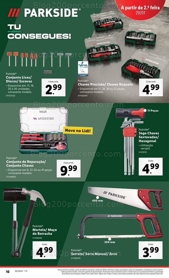 Antevisão Folheto LIDL Bazar Promoções de 25 a 31 janeiro