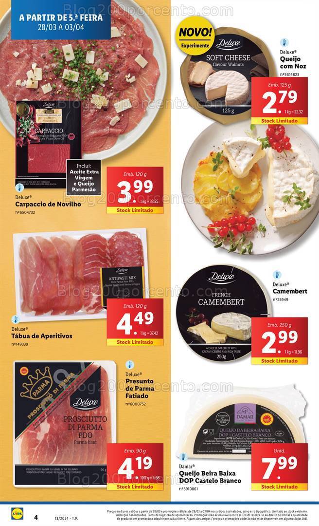 Antevisão Folheto LIDL Páscoa Promoções de 28 março a 3 abril