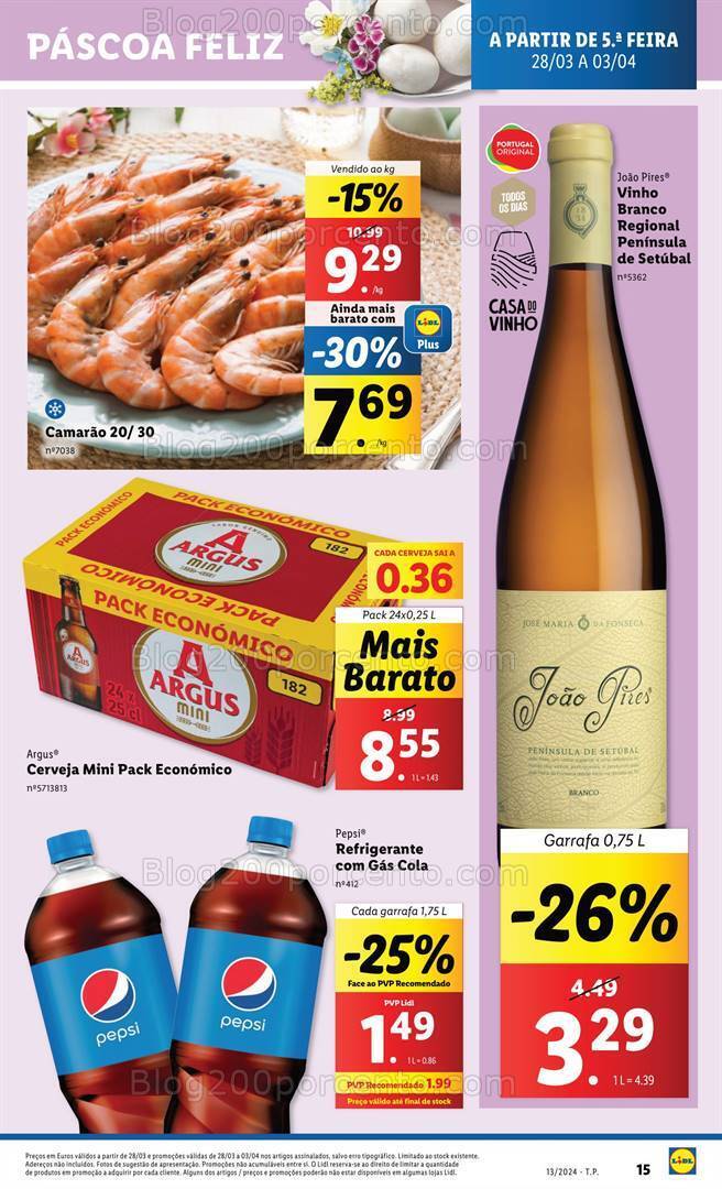 Antevisão Folheto LIDL Promoções de 28 março a 3 abril