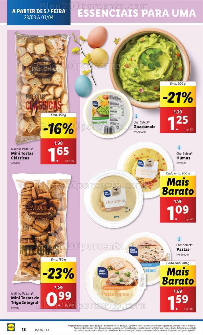 Antevisão Folheto LIDL Promoções de 28 março a 3 abril