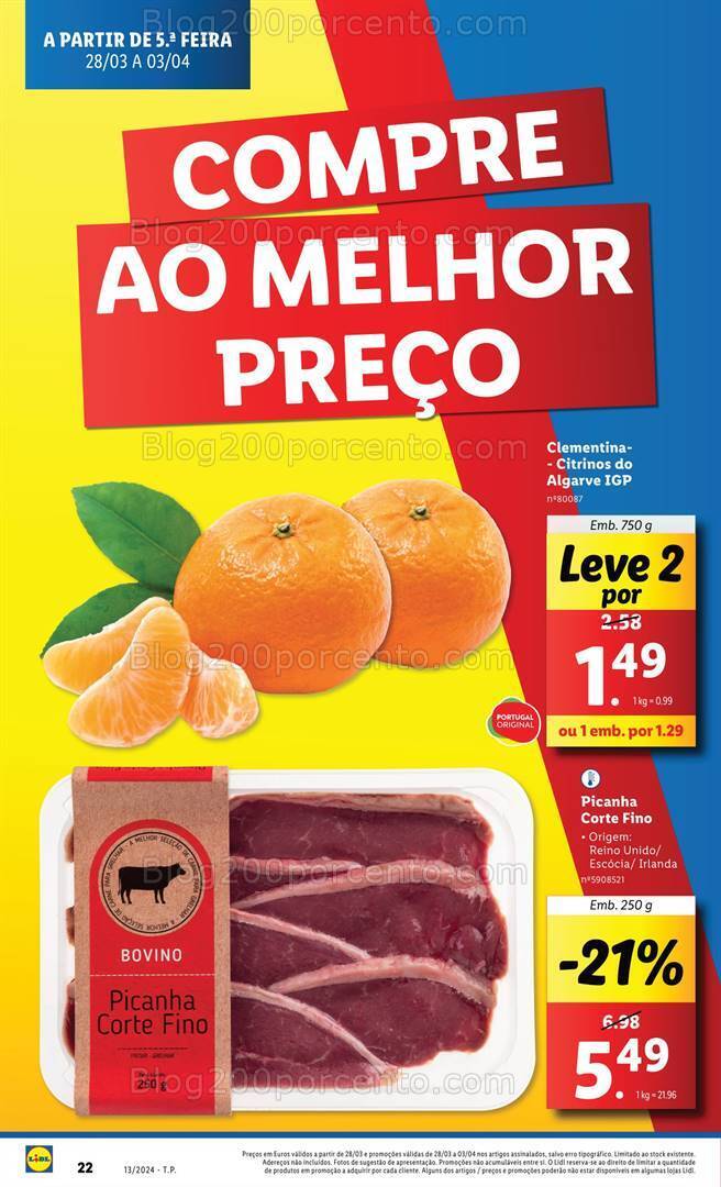 Antevisão Folheto LIDL Promoções de 28 março a 3 abril