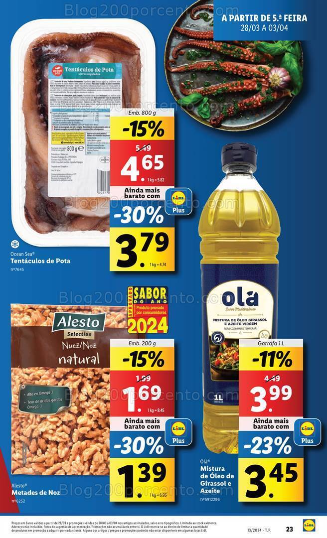 Antevisão Folheto LIDL Promoções de 28 março a 3 abril