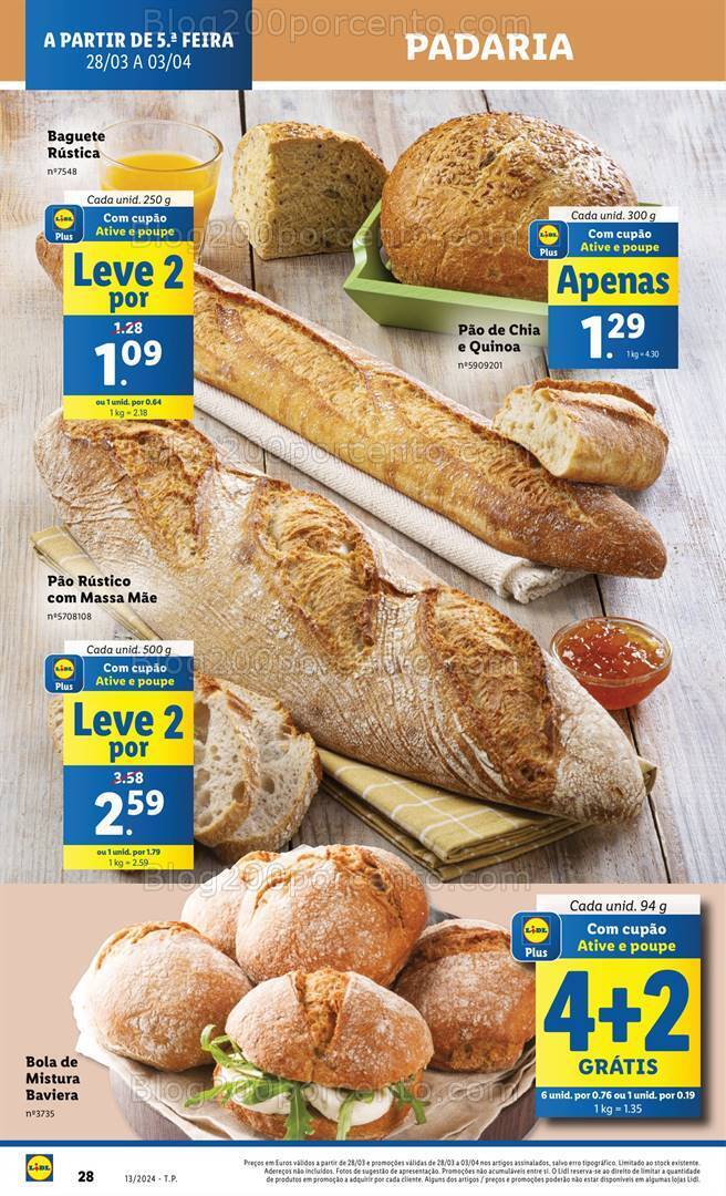 Antevisão Folheto LIDL Promoções de 28 março a 3 abril