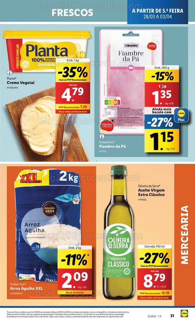 Antevisão Folheto LIDL Promoções de 28 março a 3 abril
