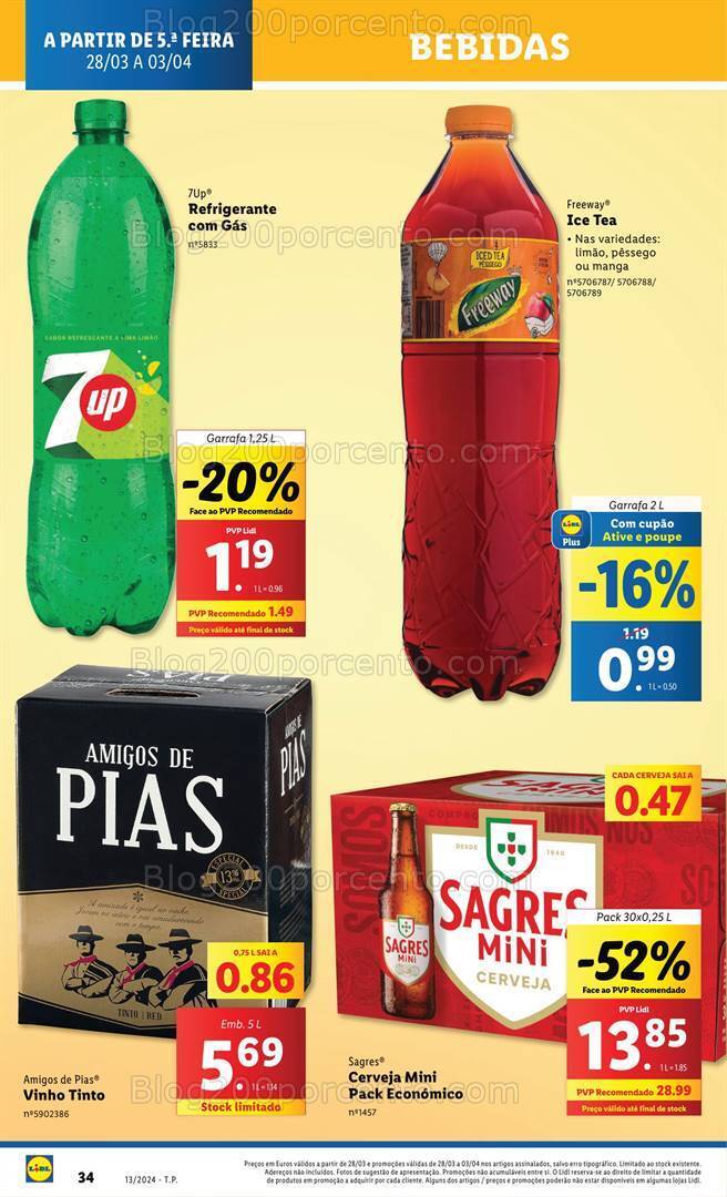 Antevisão Folheto LIDL Promoções de 28 março a 3 abril
