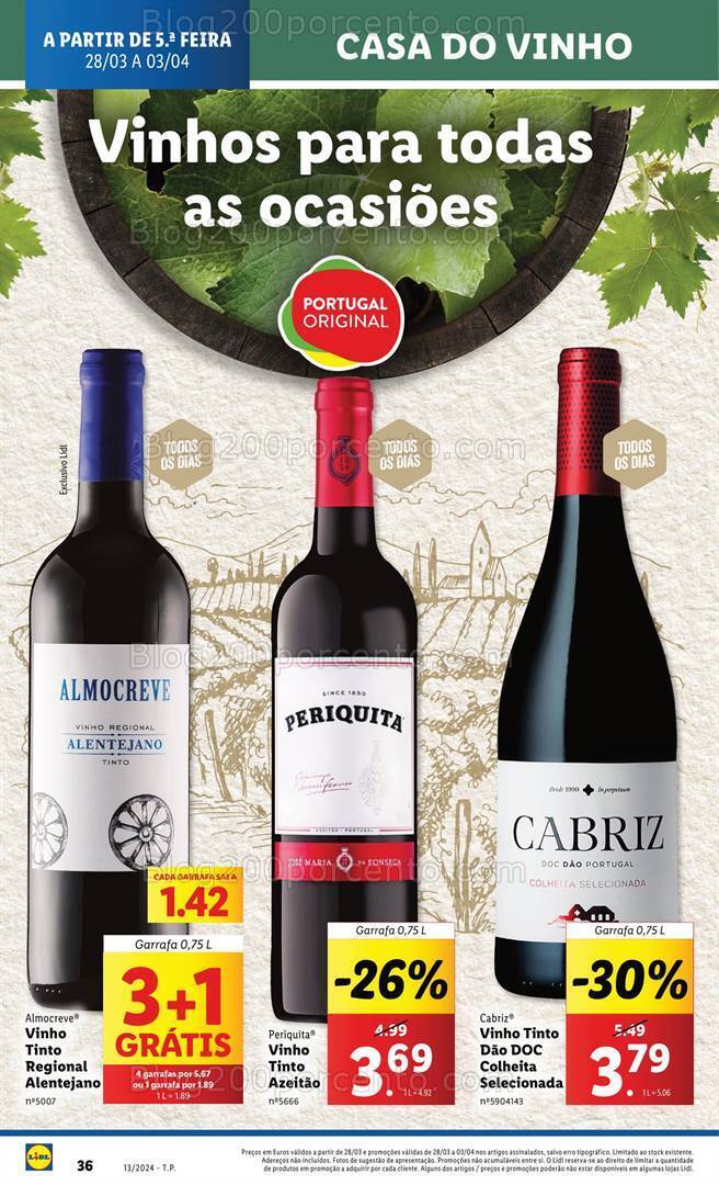 Antevisão Folheto LIDL Promoções de 28 março a 3 abril