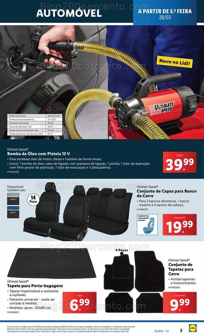 Antevisão Folheto LIDL Bazar Promoções de 28 março a 3 abril