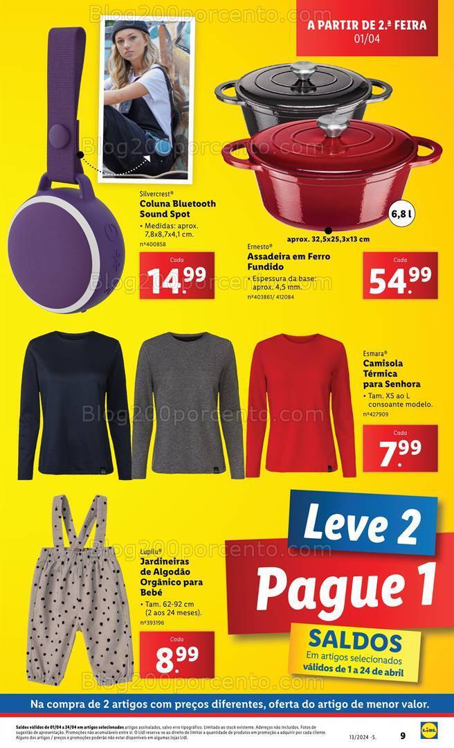 Antevisão Folheto LIDL Bazar Promoções de 28 março a 3 abril