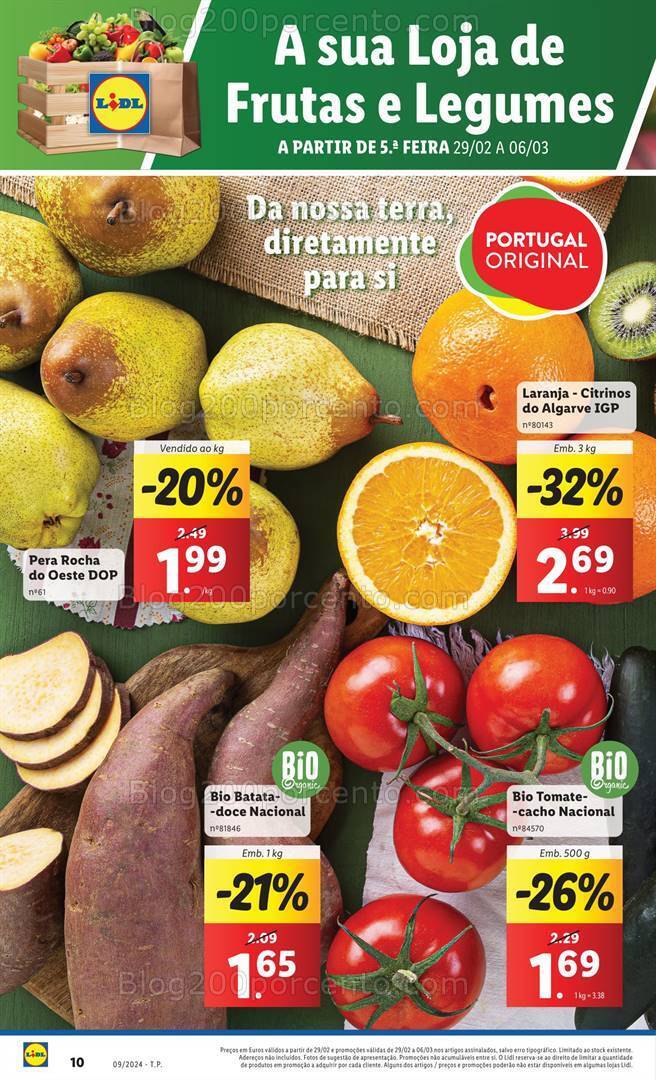 Antevisão Folheto LIDL Promoções de 29 fevereiro a 6 março