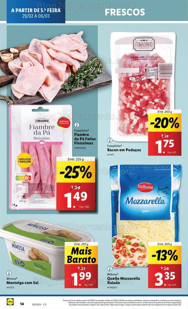 Antevisão Folheto LIDL Promoções de 29 fevereiro a 6 março