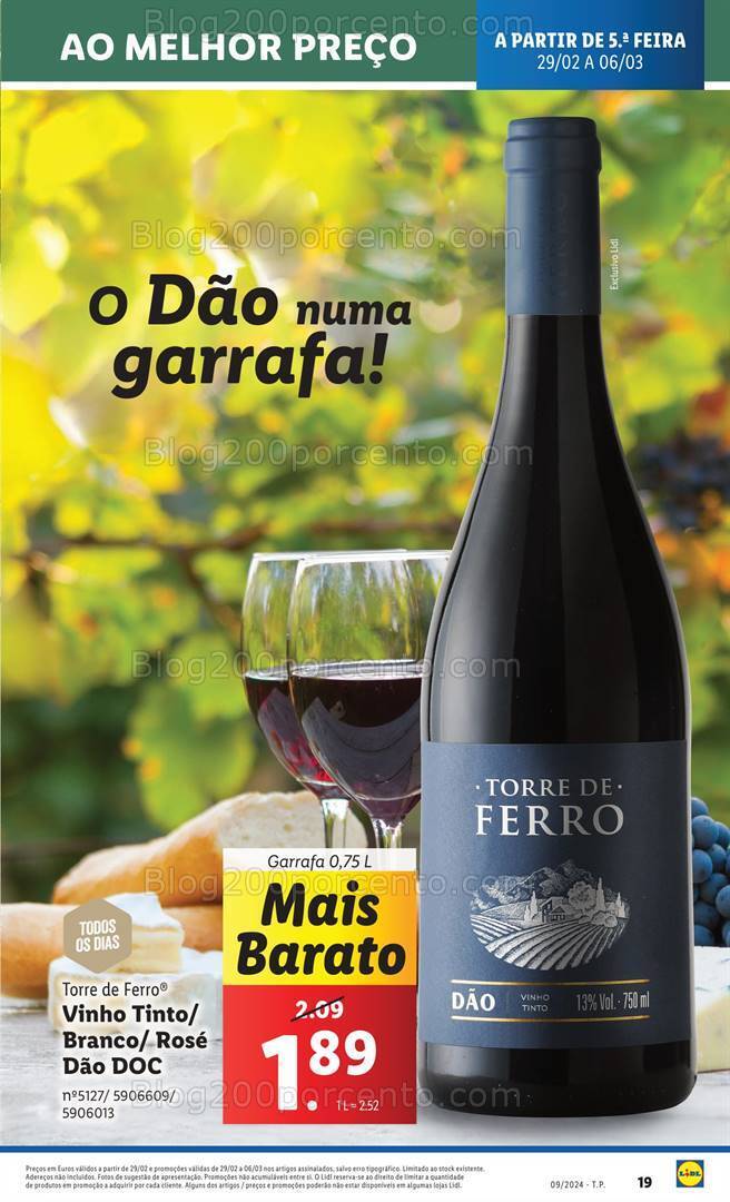 Antevisão Folheto LIDL Promoções de 29 fevereiro a 6 março