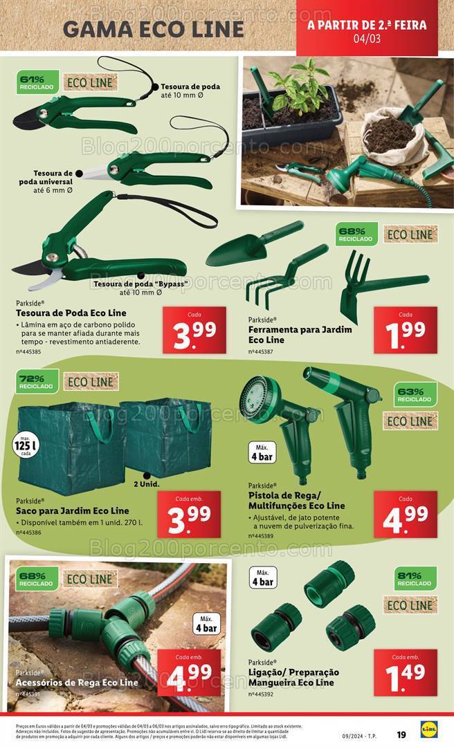 Antevisão Folheto LIDL Bazar Promoções de 29 fevereiro a 6 março