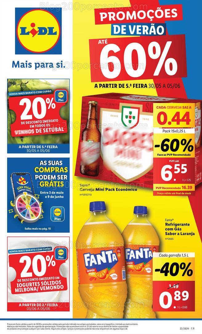 Antevisão Folheto LIDL Promoções de 30 maio a 5 junho