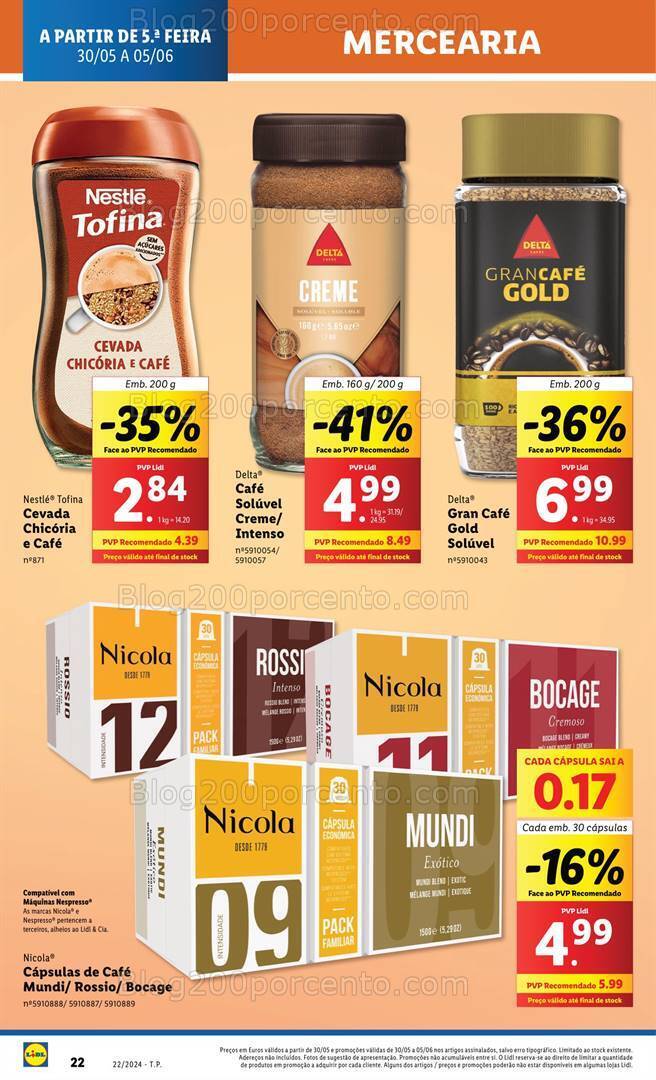 Antevisão Folheto LIDL Promoções de 30 maio a 5 junho