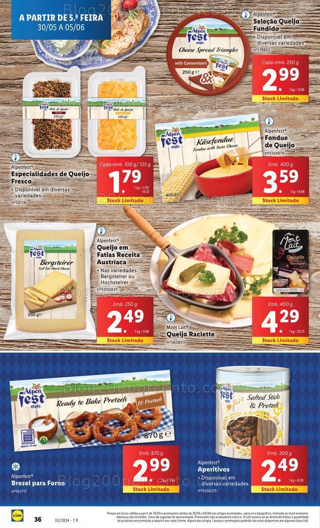 Antevisão Folheto LIDL Sabores do Mundo Alpes Promoções de 30 maio a 5 junho
