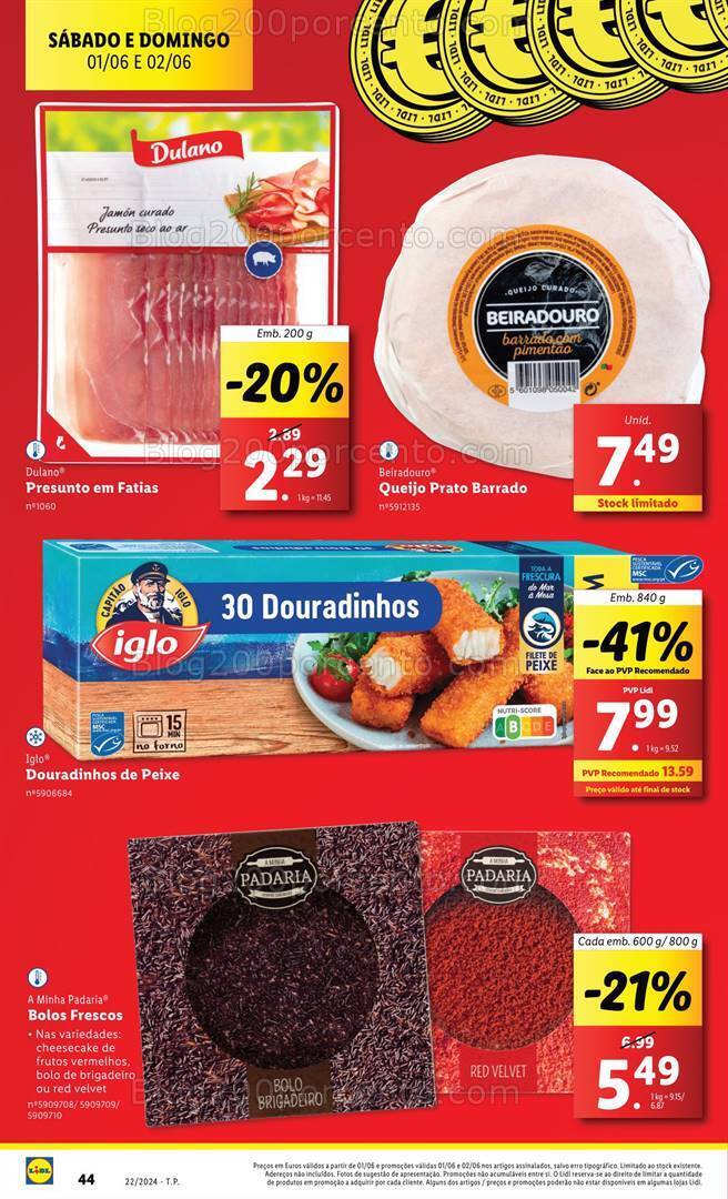 Antevisão Folheto LIDL Promoções Fim de semana - 1 e 2 junho