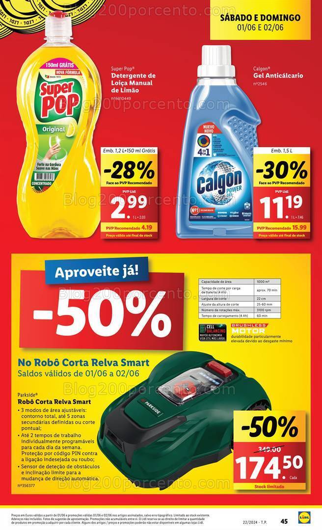 Antevisão Folheto LIDL Promoções Fim de semana - 1 e 2 junho