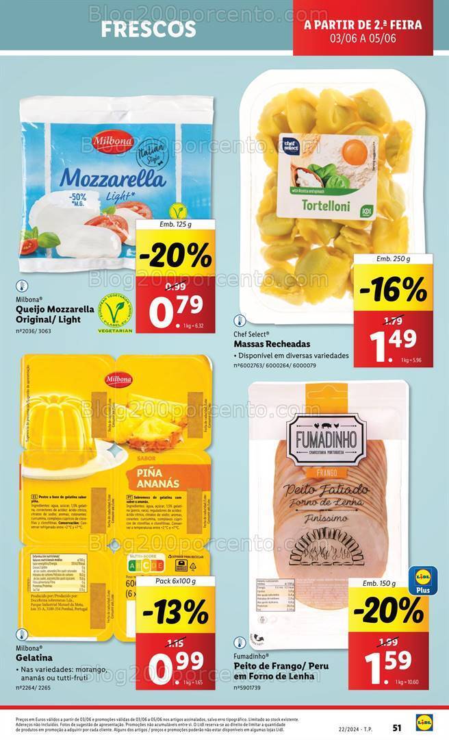 Antevisão Folheto LIDL Supermercado Promoções de de 3 a 5 junho