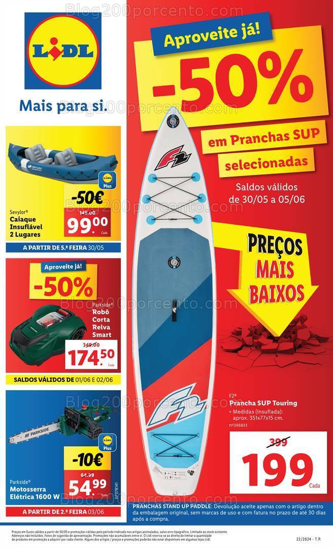 Antevisão Folheto LIDL Bazar Promoções de 30 maio a 5 junho