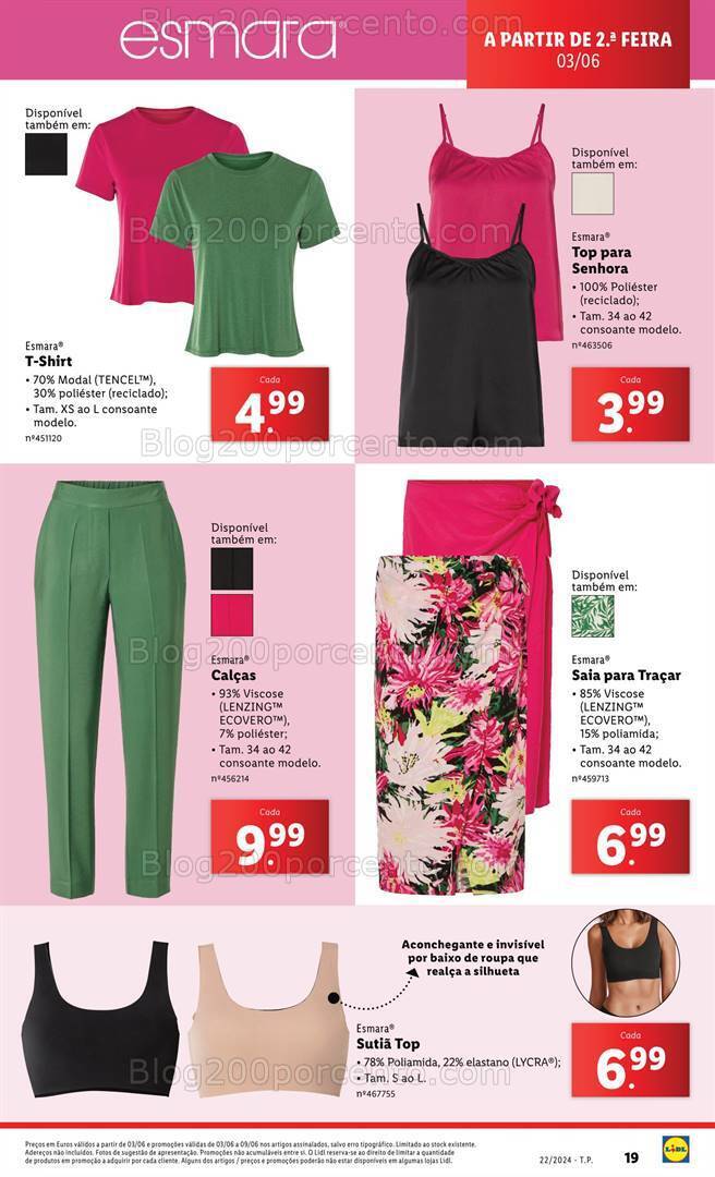 Antevisão Folheto LIDL Bazar Promoções a partir de 3 junho