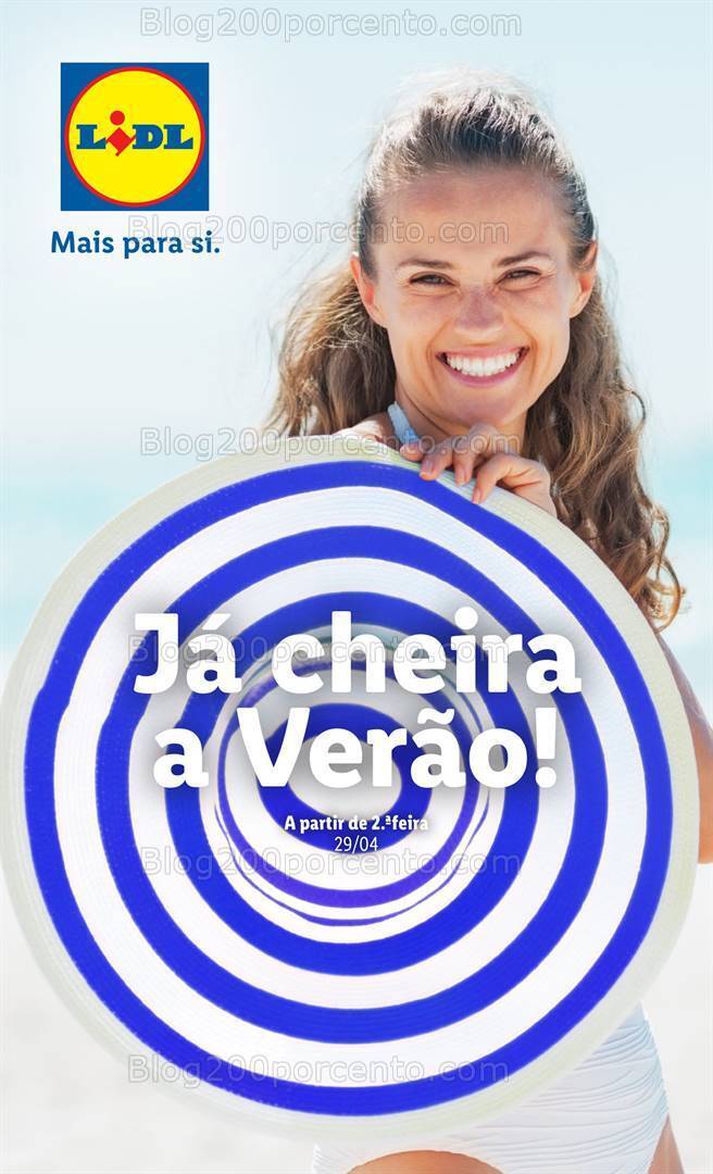 Antevisão Folheto LIDL Verão Promoções a partir de 29 abril