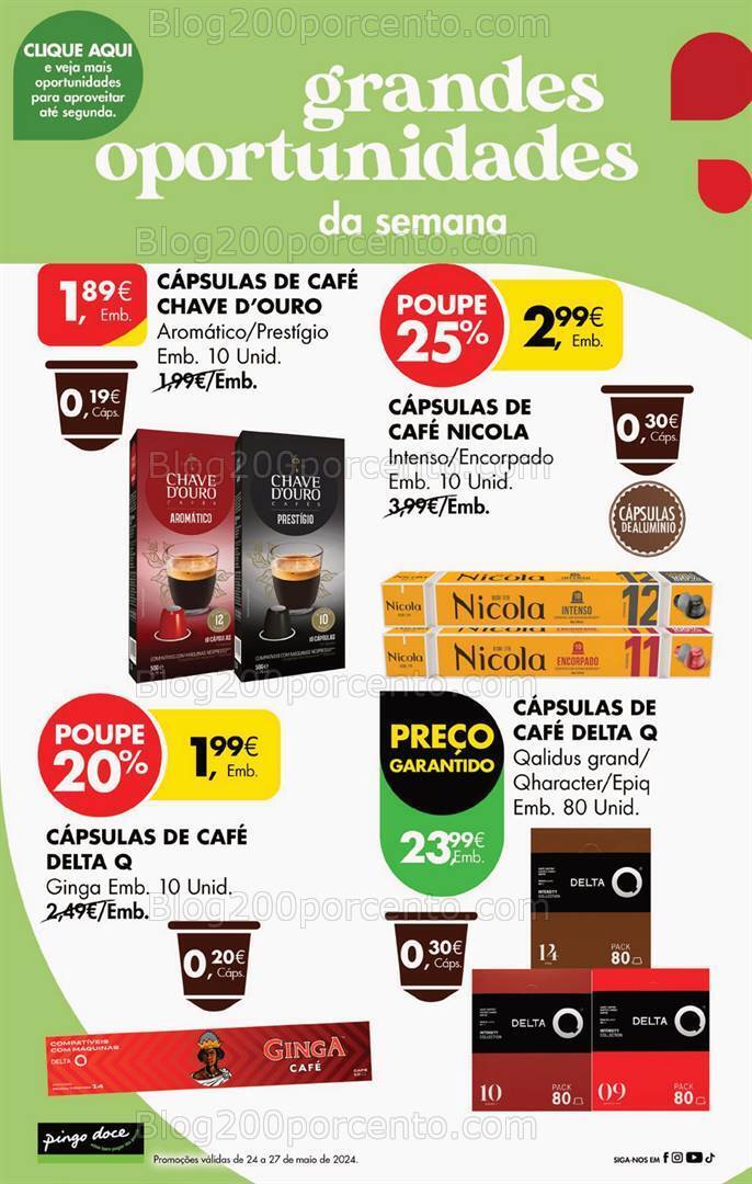 Antevisão Folheto PINGO DOCE Promoções Fim de Semana - 24 a 27 maio