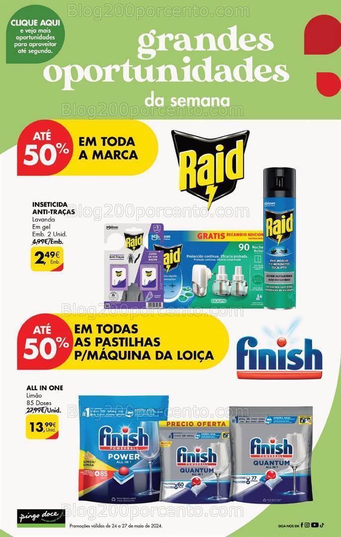 Antevisão Folheto PINGO DOCE Promoções Fim de Semana - 24 a 27 maio